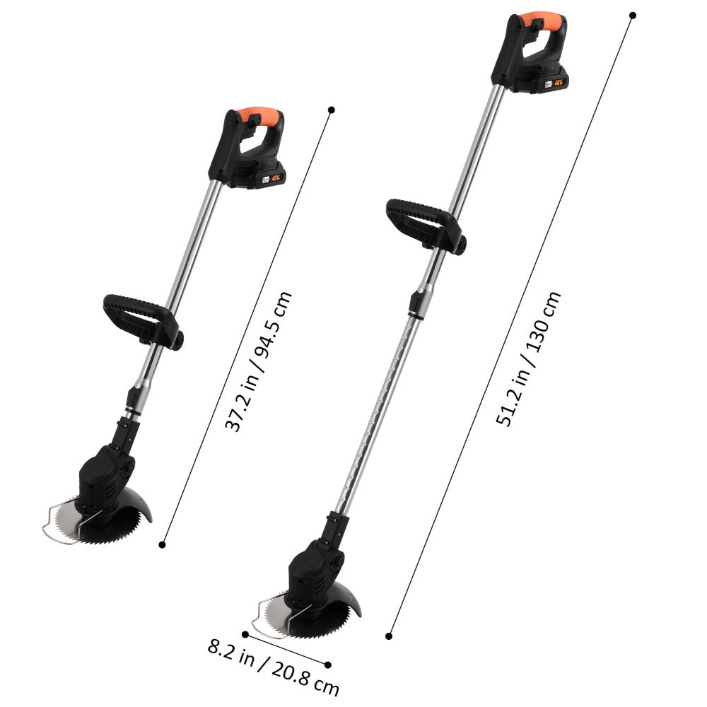 Oz Bargains™ TurboTrim Pro – 48V Cordless Grass Trimmer & 2-in-1 Brush Mower | Electric Whipper Snipper & Lawn Cutter