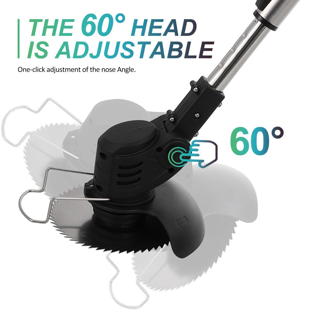 Oz Bargains™ TurboTrim Pro – 48V Cordless Grass Trimmer & 2-in-1 Brush Mower | Electric Whipper Snipper & Lawn Cutter