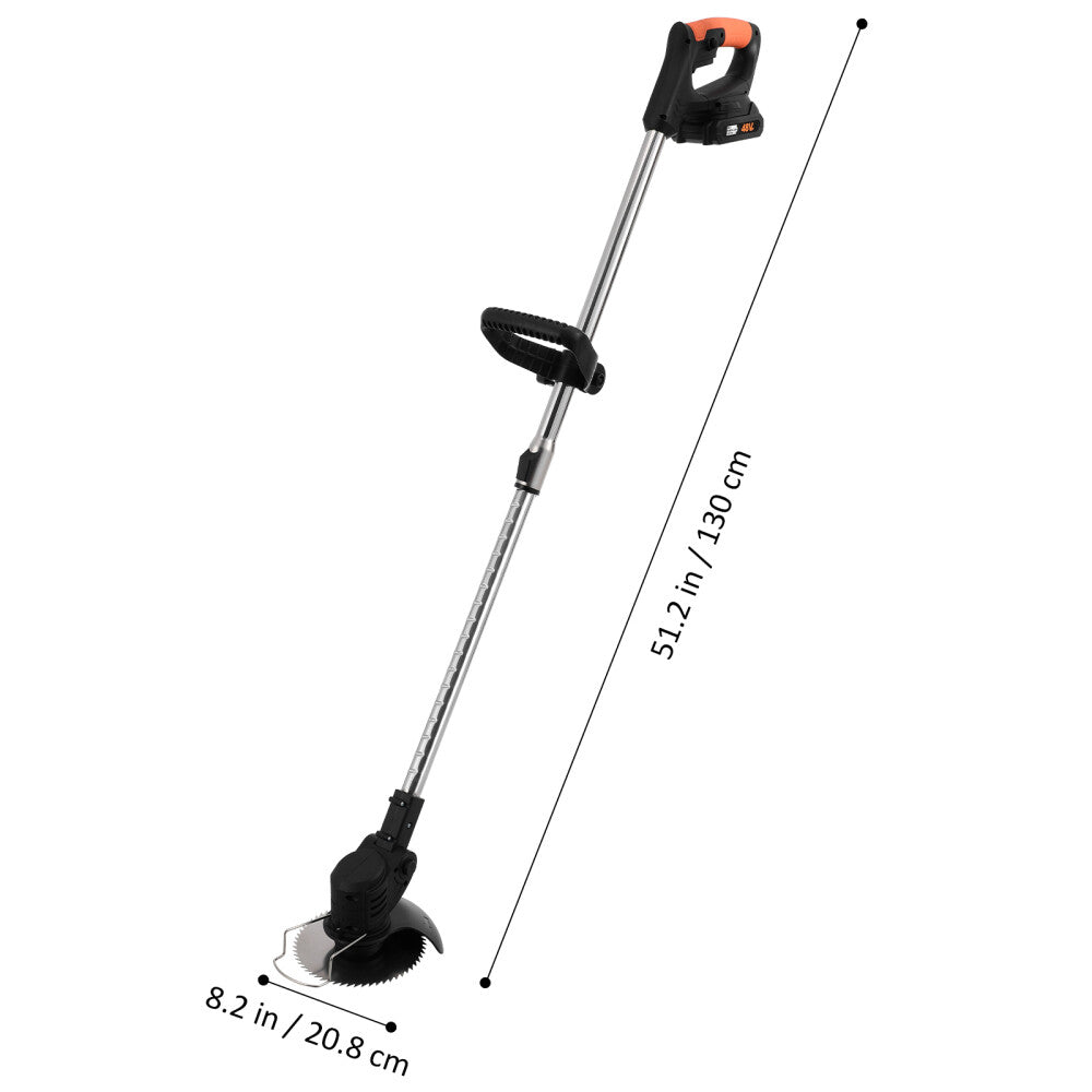 Oz Bargains™ TurboTrim Pro – 48V Cordless Grass Trimmer & 2-in-1 Brush Mower | Electric Whipper Snipper & Lawn Cutter