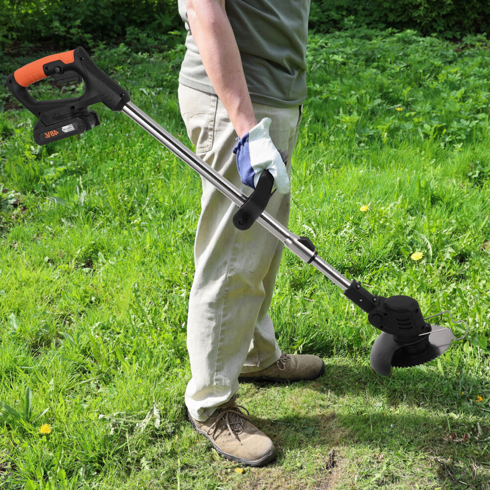 Oz Bargains™ TurboTrim Pro – 48V Cordless Grass Trimmer & 2-in-1 Brush Mower | Electric Whipper Snipper & Lawn Cutter