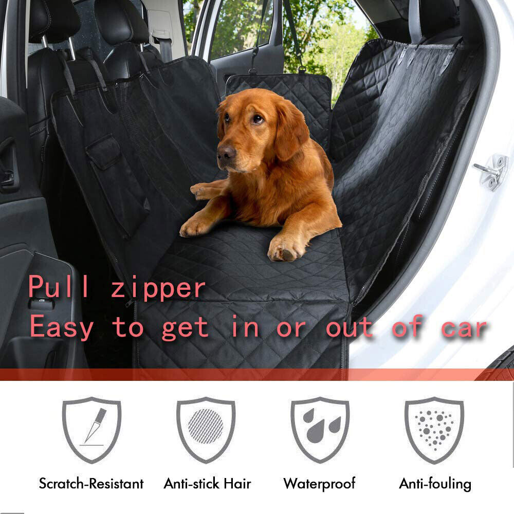 Oz Bargains™ PetRide Guard – Waterproof Non-Slip Dog Car Seat Hammock | Backseat Protector for Cats & Dogs