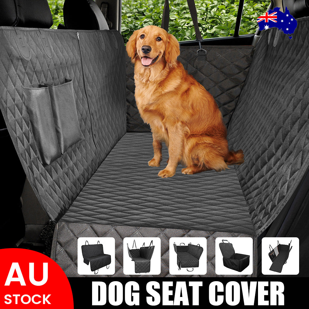 Oz Bargains™ PetRide Guard – Waterproof Non-Slip Dog Car Seat Hammock | Backseat Protector for Cats & Dogs