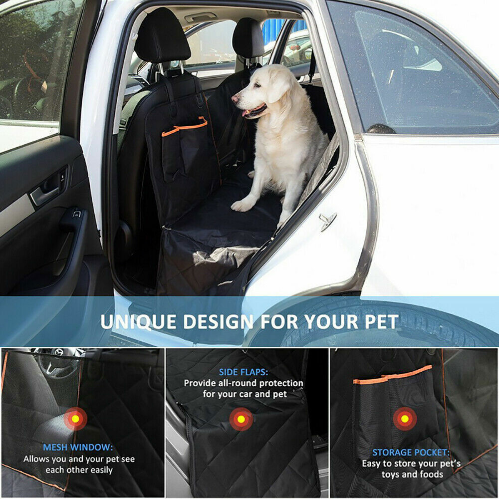 Oz Bargains™ PetRide Guard – Waterproof Non-Slip Dog Car Seat Hammock | Backseat Protector for Cats & Dogs