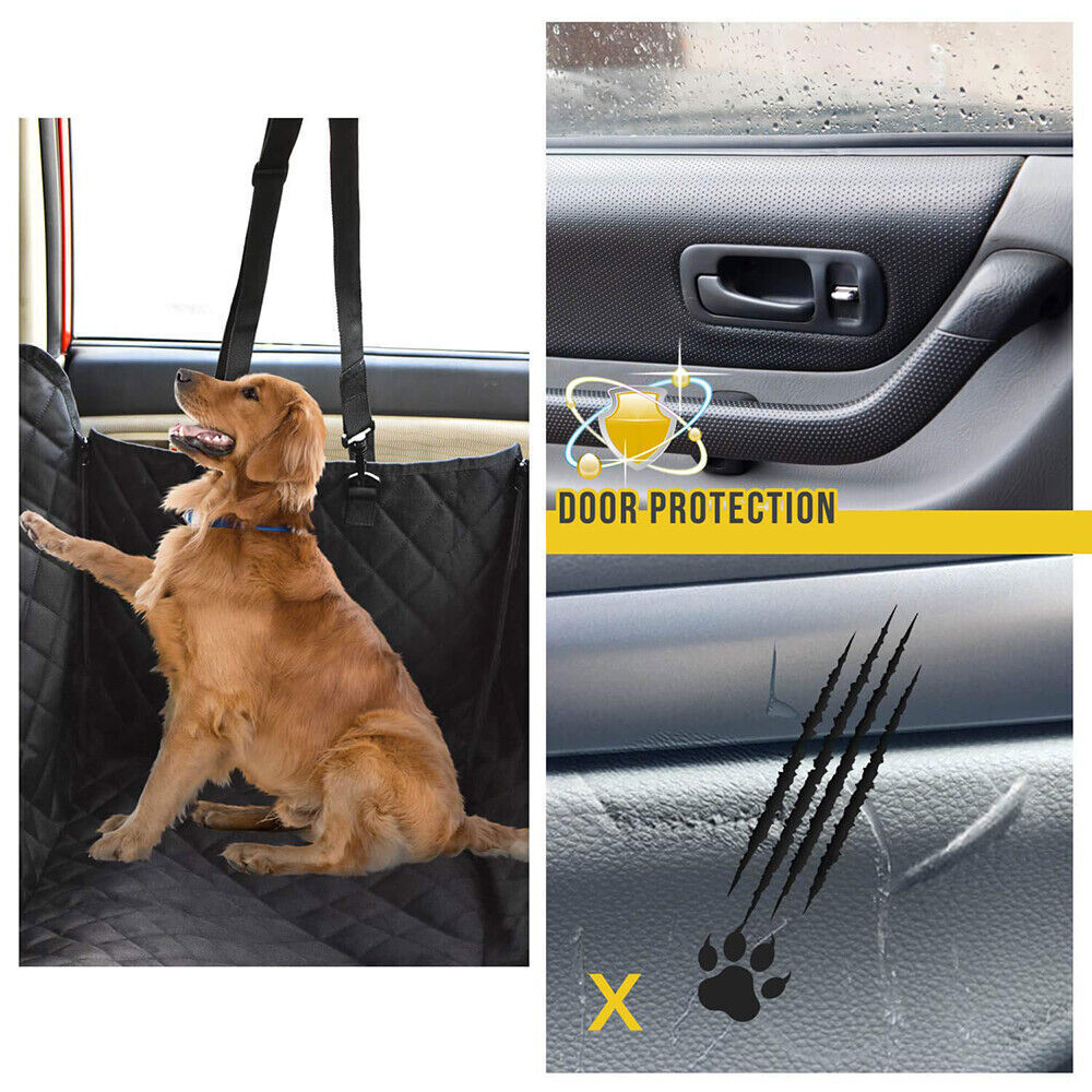 Oz Bargains™ PetRide Guard – Waterproof Non-Slip Dog Car Seat Hammock | Backseat Protector for Cats & Dogs